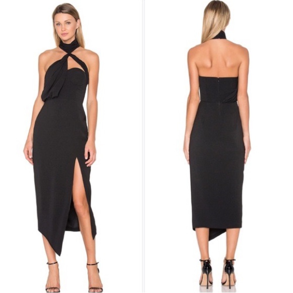 Misha Trivata Black Dress